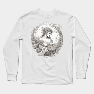 Venus with flowers Long Sleeve T-Shirt